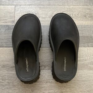 Jeffrey Campbell Black Slip-On Loafers